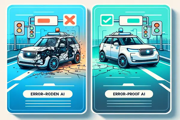 
2-cars-with-left-car-damaged-due-to-error-in-its-AI-and-right-one-not-damaged